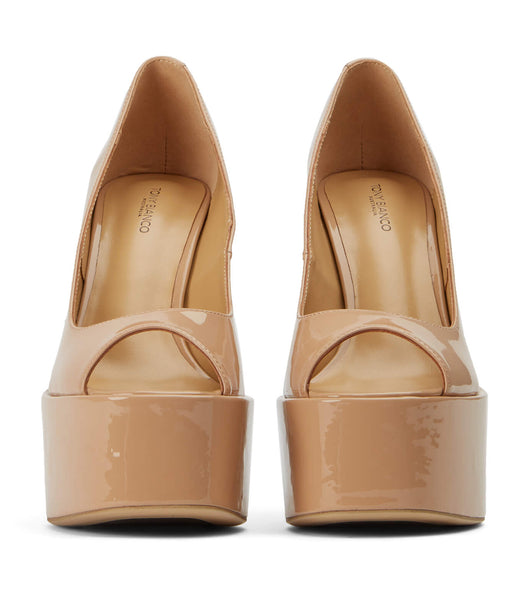 Tacones de aguja Tony Bianco Jolee Nude Patent 15cm Beige | DPEVO53551