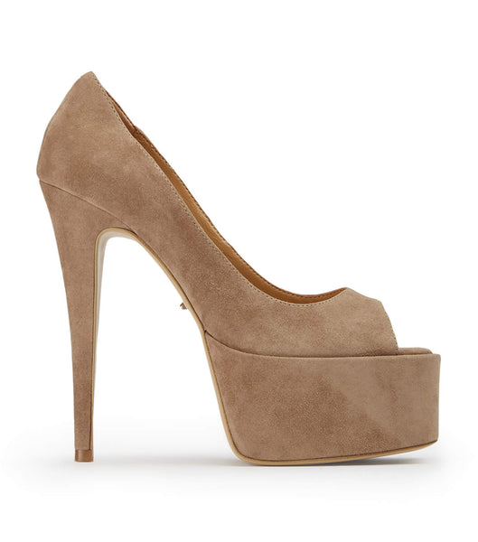 Tacones de aguja Tony Bianco Jolee Stone Suede 15cm Gris | PEJBT99943