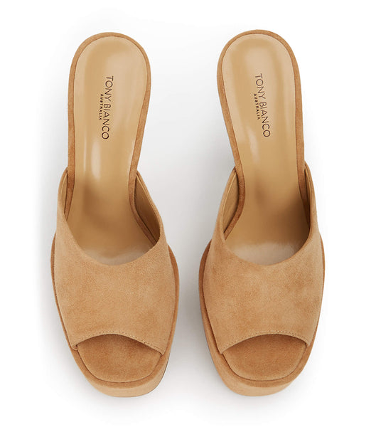 Tacones de aguja Tony Bianco Jordyn Butterscotch Suede 15cm Marrones | MPEHR86385