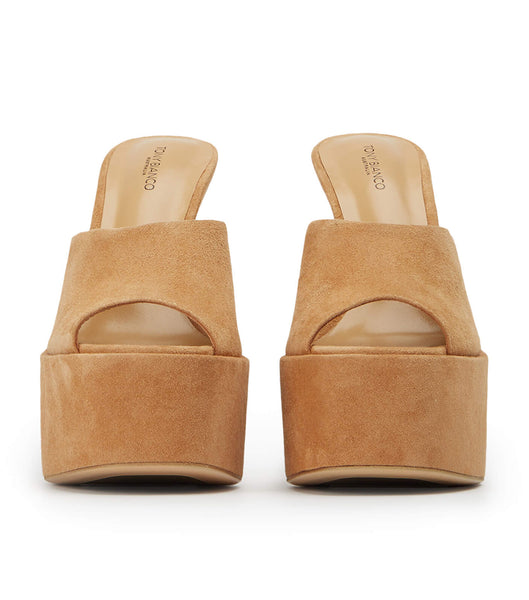 Tacones de aguja Tony Bianco Jordyn Butterscotch Suede 15cm Marrones | MPEHR86385