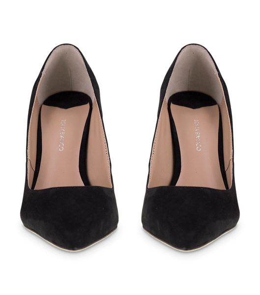 Tacones de aguja Tony Bianco Lotus Black Kid Suede 10.3cm Negras | YPEGT14589