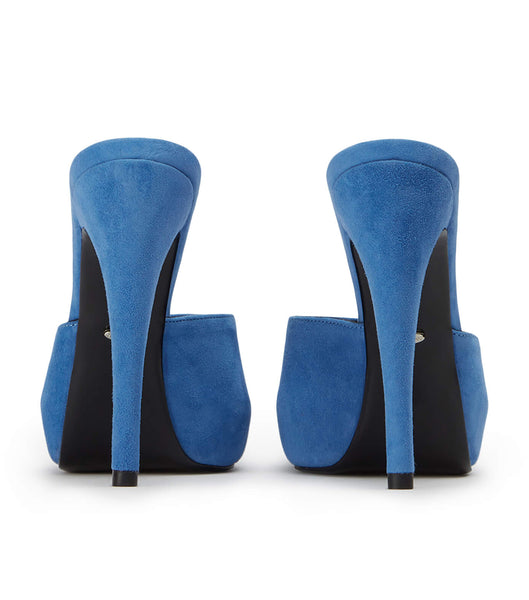 Tacones de aguja Tony Bianco Love Blue Suede 12cm Azules | YPEGT30590