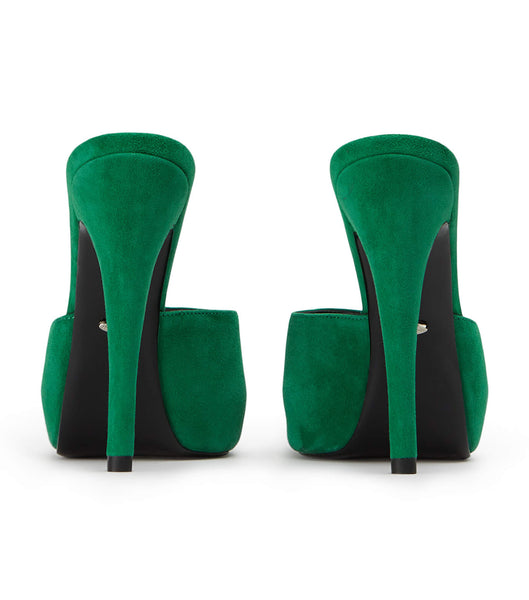 Tacones de aguja Tony Bianco Love Jade Suede 12cm Verde | YPEGT99369