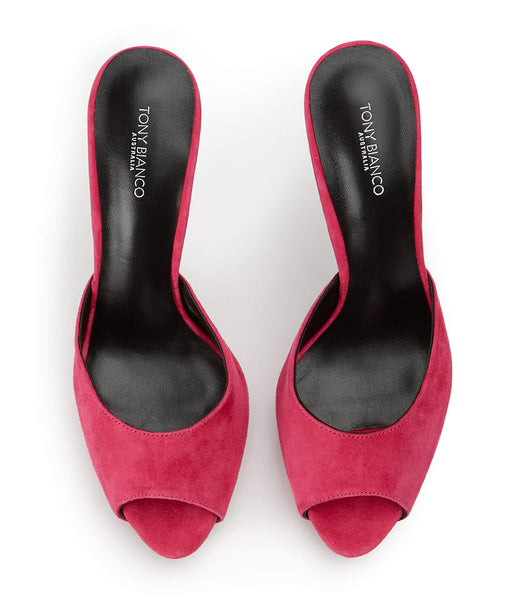 Tacones de aguja Tony Bianco Love Lipstick Suede 12cm Rojas | GPEUC30390