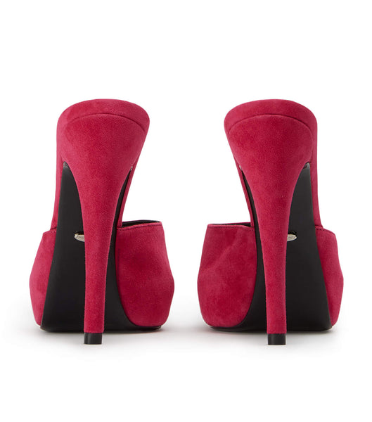 Tacones de aguja Tony Bianco Love Lipstick Suede 12cm Rojas | GPEUC30390