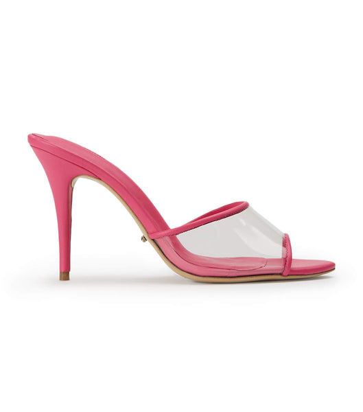 Tacones de aguja Tony Bianco Riana Clear Vinylite/Acid Pink 9.5cm Rosas | DPEKV75455