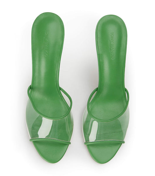 Tacones de aguja Tony Bianco Riana Clear Vinylite/Acid Green 9.5cm Verde | PEICD23461