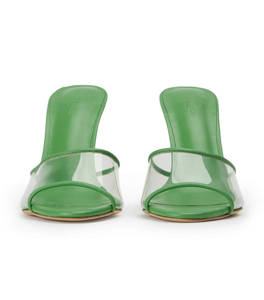 Tacones de aguja Tony Bianco Riana Clear Vinylite/Acid Green 9.5cm Verde | PEICD23461