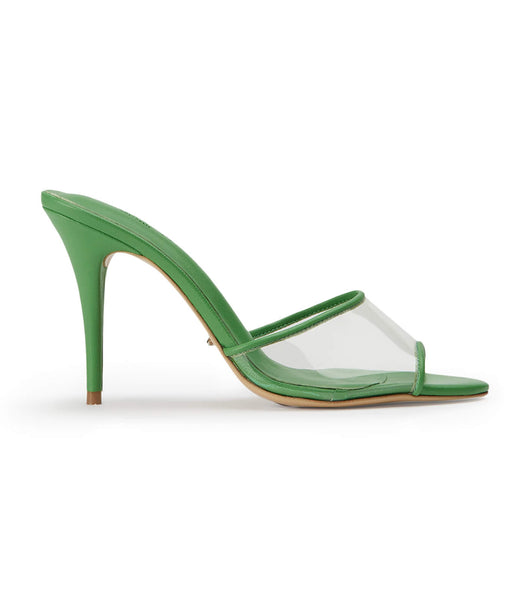 Tacones de aguja Tony Bianco Riana Clear Vinylite/Acid Green 9.5cm Verde | PEICD23461