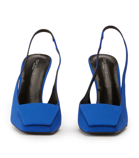 Tacones de aguja Tony Bianco Rue Azure Crepe 10.5cm Azur | PEEGJ43453