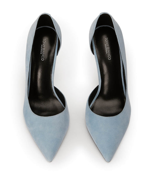 Tacones de evento Tony Bianco Alyx Sky Suede 10.5cm Azules | QPEWA96637