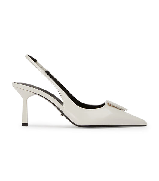 Tacones de evento Tony Bianco Bertie White Hi Shine 7.5cm Blancas | APEWC44379