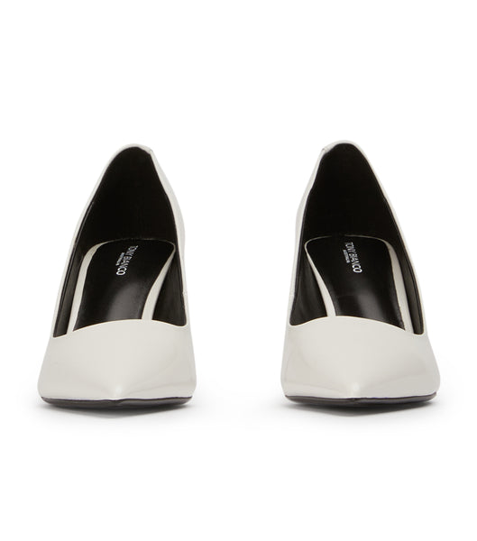 Tacones de evento Tony Bianco Billy White Hi Shine 7.5cm Blancas | EPEHC55196