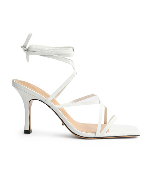 Tacones de evento Tony Bianco Caden White Sheep Nappa 8.5cm Blancas | GPEUC55429