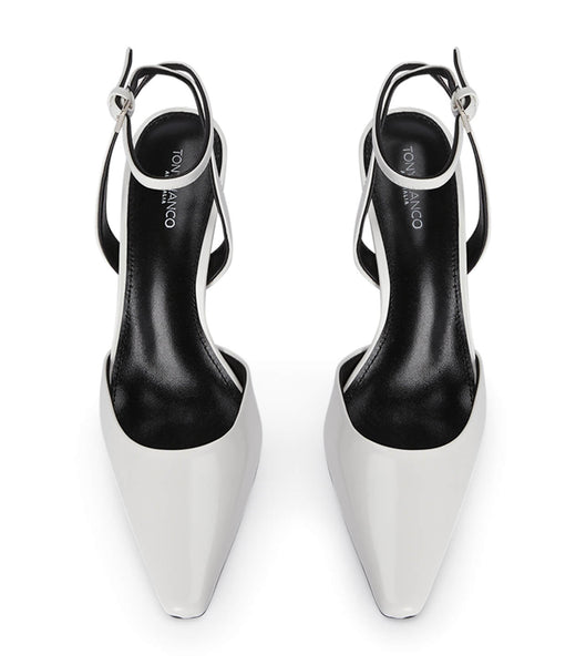 Tacones de evento Tony Bianco Eden White Hi Shine 10.5cm Blancas | PEEAH75081