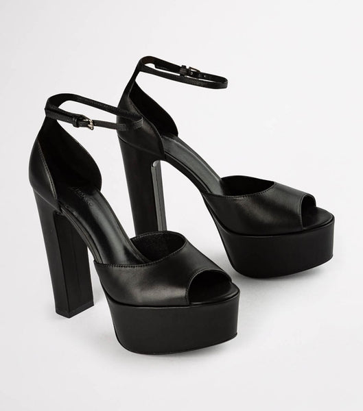 Tacones de evento Tony Bianco Jayze Black Como 14cm Negras | PEEGJ89231