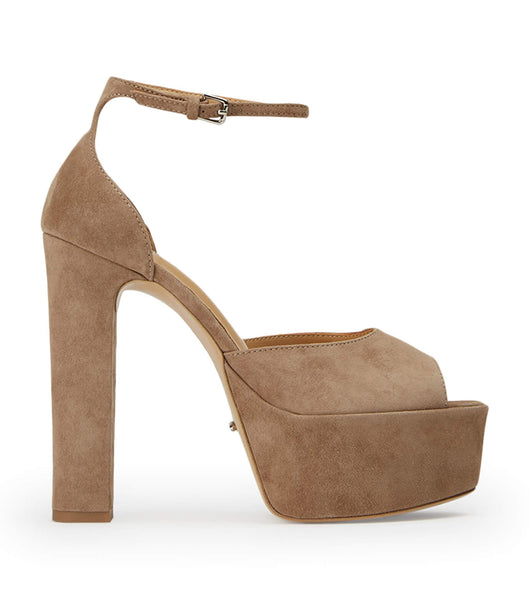 Tacones de evento Tony Bianco Jayze Stone Suede 14cm Gris | PEJVR96734