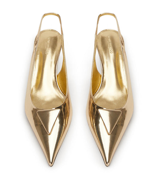 Tacones de evento Tony Bianco Kimmy Gold Shine 4.5cm Doradas | PEEAH43334