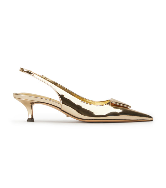 Tacones de evento Tony Bianco Kimmy Gold Shine 4.5cm Doradas | PEEAH43334