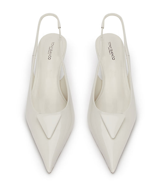 Tacones de evento Tony Bianco Kimmy White Hi Shine 4.5cm Blancas | BPESO58731