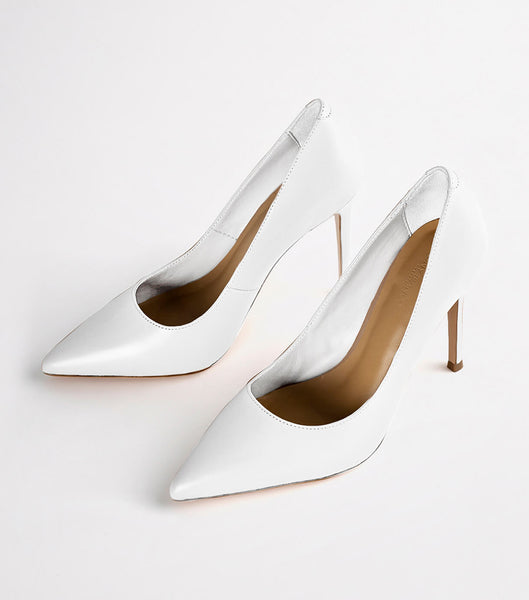 Tacones de evento Tony Bianco Lotus Milk Capretto 10.3cm Blancas | PECIF28757