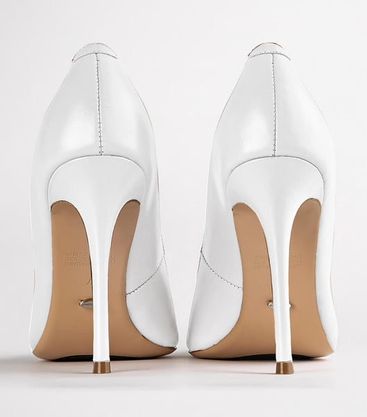 Tacones de evento Tony Bianco Lotus Milk Capretto 10.3cm Blancas | PECIF28757