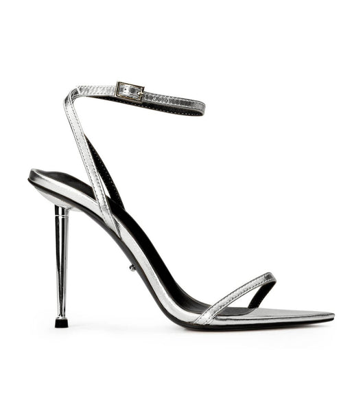 Tacones de evento Tony Bianco Myra Silver Nappa Metallic 10.5cm Plateadas Metal | PPEQX91110