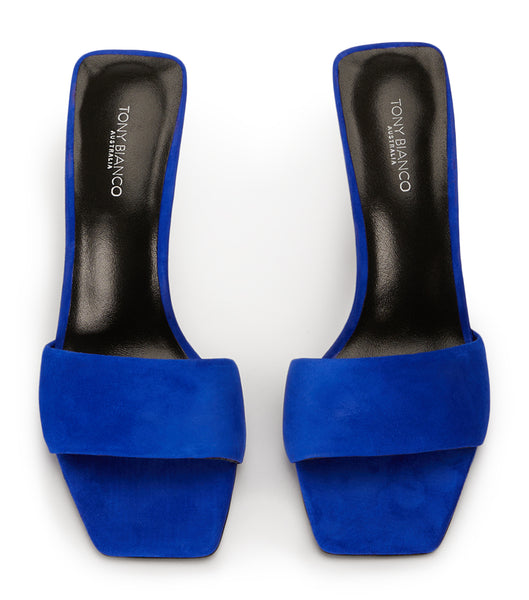 Tacones de evento Tony Bianco Natalie Azure Suede 10.5cm Azur | YPEVQ34633