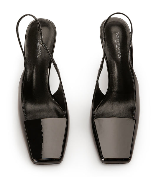 Tacones de evento Tony Bianco Rue Black Patent 10.5cm Negras | DPEVO32394