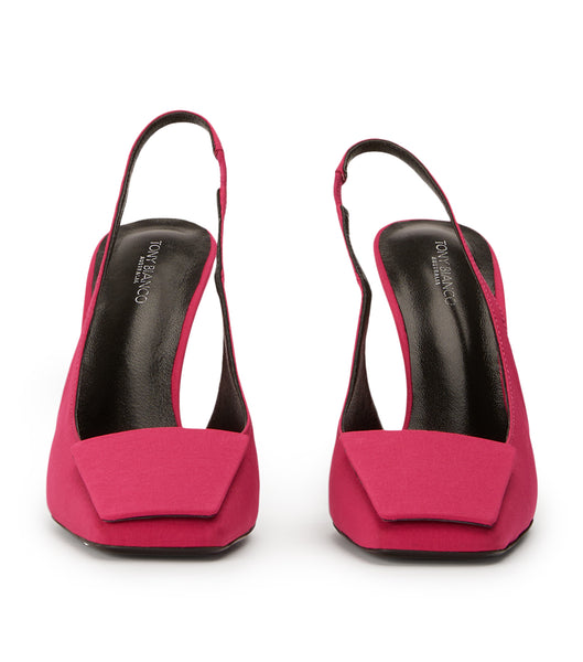 Tacones de evento Tony Bianco Rue Persian Crepe 10.5cm Rojas | SPENY97042