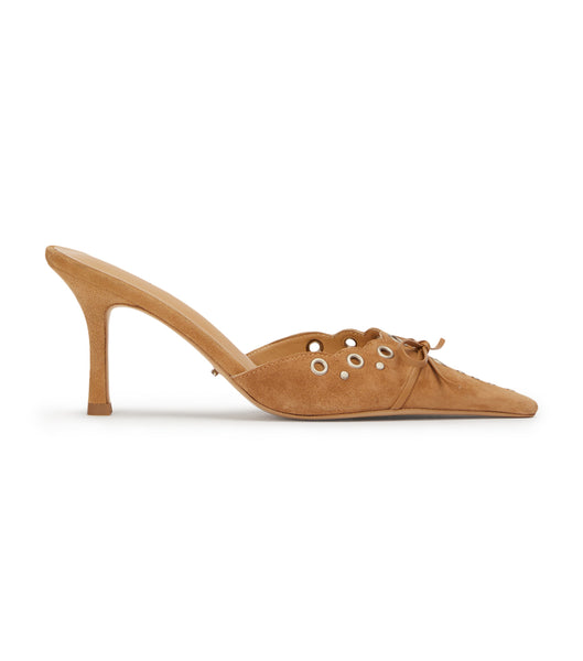 Tacones de evento Tony Bianco Shae Butterscotch Suede 8cm Beige | SPENY64980