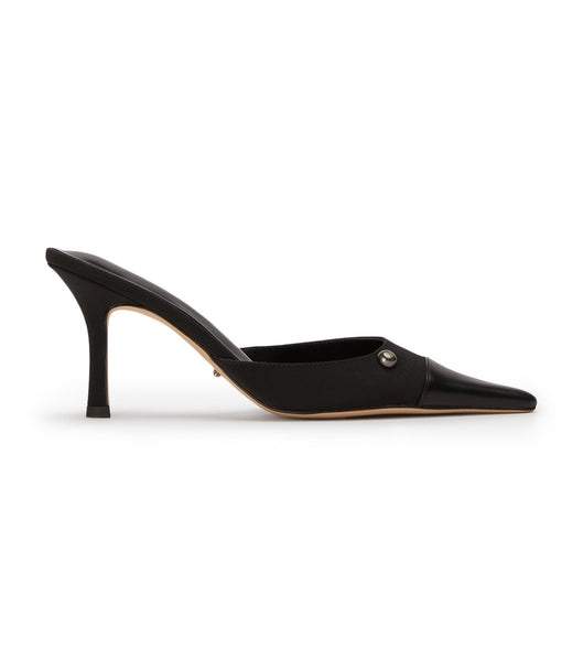 Tacones de evento Tony Bianco Stack Black Grosgrain/Black Como 8cm Negras | XPEBH74492