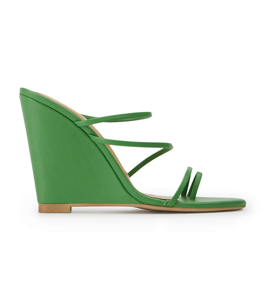 Wedges Tony Bianco Gaia Acid Green 11cm Verde | PEICD96748