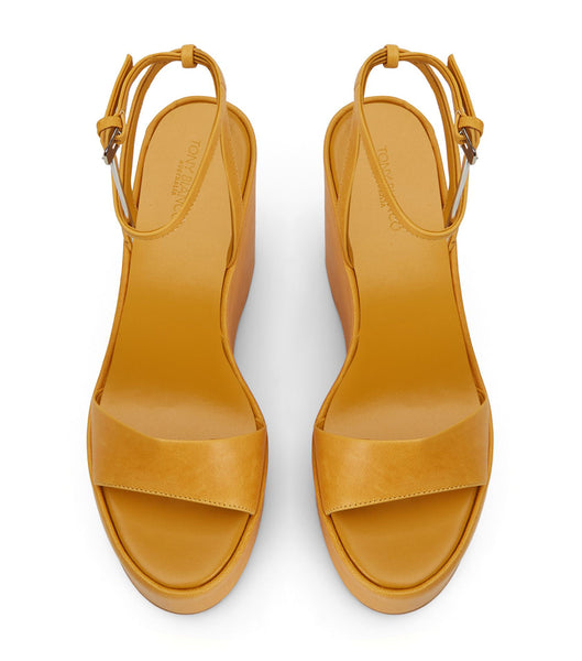 Wedges Tony Bianco Vesna Cantelope Antiq 13cm Amarillo | UPEND53123