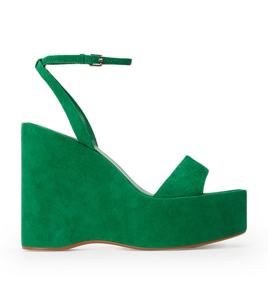 Wedges Tony Bianco Vesna Jade Suede 13cm Verde | PENEJ30098