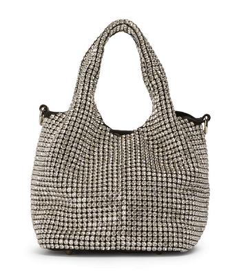 Accesorios Tony Bianco Angie Clear Crystal Mini Handbags Plateadas | PEICD59983