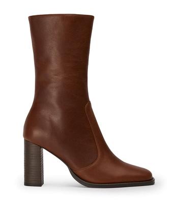 Botas de Tacon Tony Bianco Atlanta Cognac 8.5cm Marrones | PEJBT95773