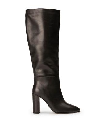 Botas de Tacon Tony Bianco Boss Black Como 9.5cm Negras | BPESO58330