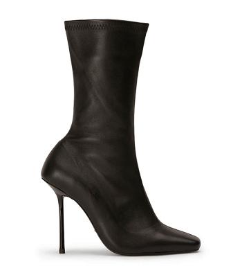 Botas de Tacon Tony Bianco Remie Black Venezia 10.5cm Negras | YPEGT58520