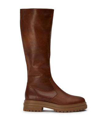 Botas de combate Tony Bianco Wanda Cognac 4.5cm Marrones | PEIIZ67427