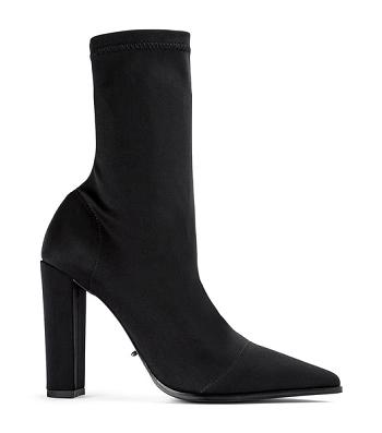 Botas elásticas Tony Bianco Lila Black Lycra 10.3cm Negras | SPENY19337