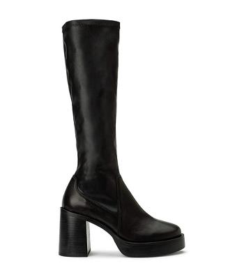 Botas hasta las rodillas Tony Bianco Tibby Black Venice/Black Venezia 9cm Negras | DPEKV49544