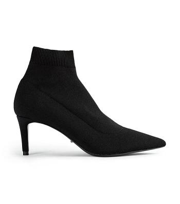 Botines Tony Bianco Gwen Black Sock Knit 6.5cm Negras | EPEHC62261