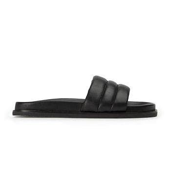 Chanclas Tony Bianco Lucas Black Nappa 1.5cm Negras | XPEBH23960