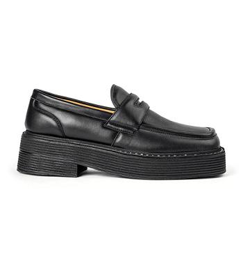 Loafers Tony Bianco Granite Black Nappa 5cm Gris Negras | XPEBH23290