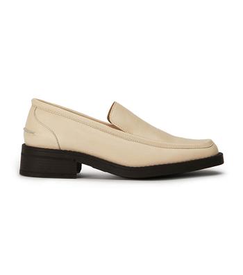 Loafers Tony Bianco Teddy Ecru Venice 4cm Blancas | PEZPD84256