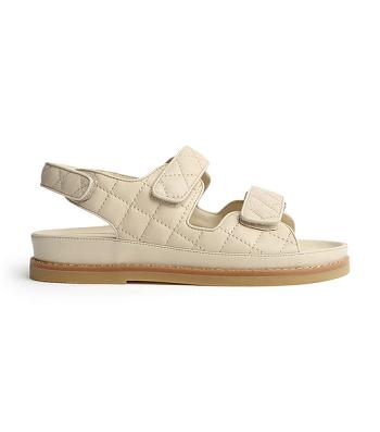 Sandalias Tony Bianco Hiranni Vanilla Sheep Nappa 3.5cm Amarillo Claro | APEDF70405