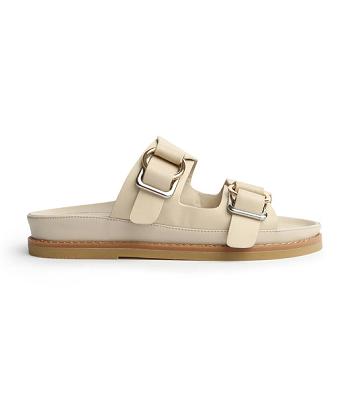 Sandalias Tony Bianco Hunter Vanilla Capretto 3.5cm Amarillo Claro | QPEWA80442