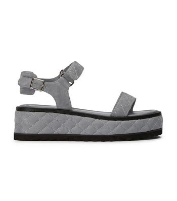 Sandalias Tony Bianco Zahara Steel Grey Suede 6cm Gris | PEDFL15151