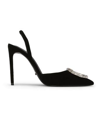 Tacones Brillantes Tony Bianco Arma Black Suede 10.5cm Negras | PEJVR62848